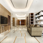 Our residential interior fit-out design work in Qatar